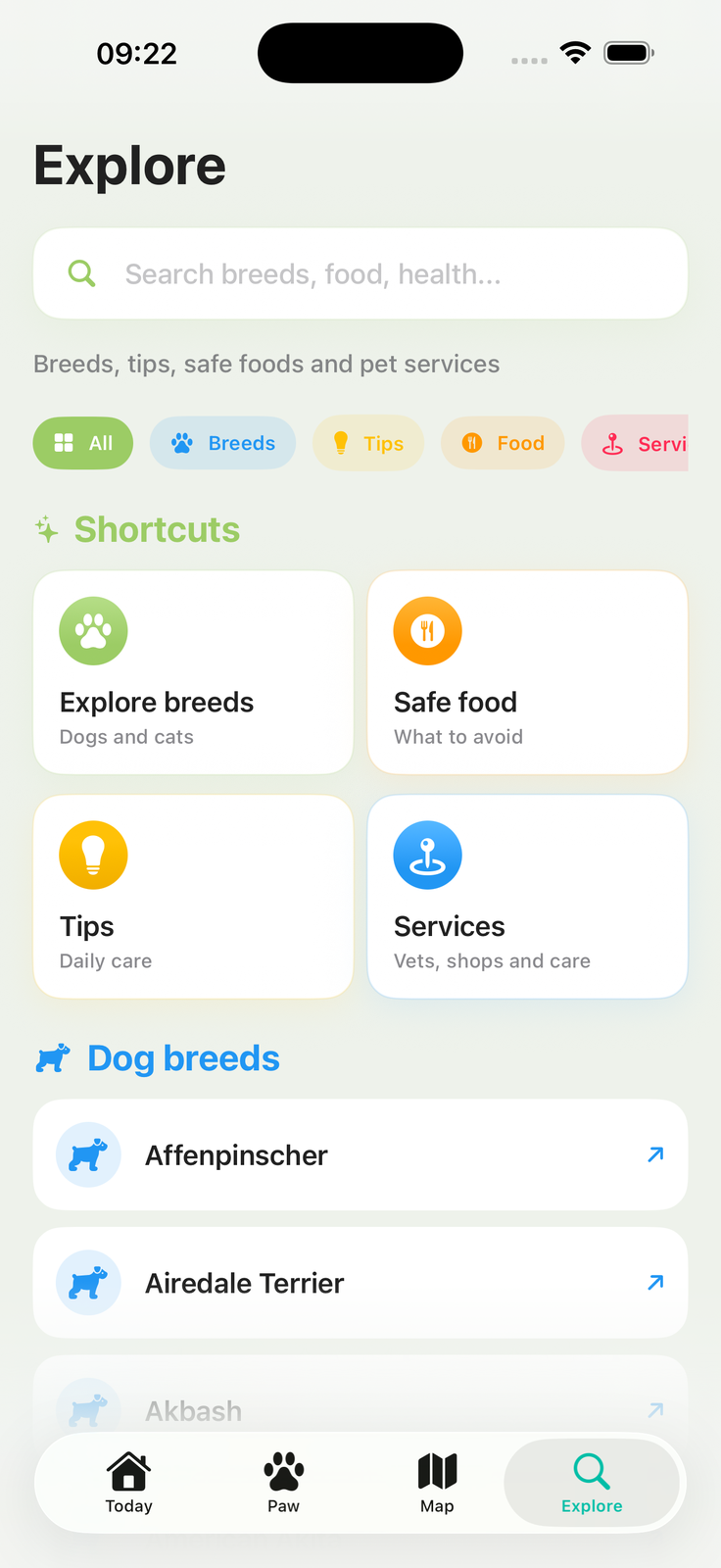Explore breeds and services in HeyArgo